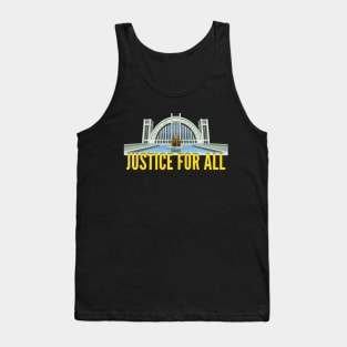 Hall of Justice Superpowers Tank Top